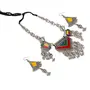 Designer German Silver Oxidized Necklace Set for Women, 3 image