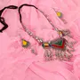 Designer German Silver Oxidized Necklace Set for Women, 4 image