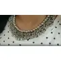 Antique Oxidised Silver Metal Traditional Choker Necklace for Women & Girls., 2 image