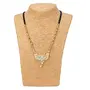 Gold Plated Diamond Pendant Mangalsutra Necklace for Women, 3 image