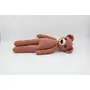 Marama Crochet Teddy Bear Soft Toy for Kids | Brown , 2 image