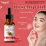 Tegut Rosehip Seed Oil - Pressed Pure & Undiluted Carrier Oil for Skin Lightening Stretch Marks Acne Scars Wrinkles Aeging (10 ML), 4 image