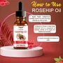 Tegut Rosehip Seed Oil - Pressed Pure & Undiluted Carrier Oil for Skin Lightening Stretch Marks Acne Scars Wrinkles Aeging (10 ML), 5 image