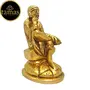 TAMAS Brass Handmade Shirdi Sai Baba (Golden) Height 4 inches, 3 image