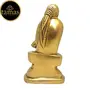 TAMAS Brass Handmade Shirdi Sai Baba (Golden) Height 4 inches, 4 image