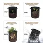 PLANT CARE Potato Grow Bags w/Access Flap Garden Planting Bag with Durable Thickened Nonwoven Fabric Pots for Tomato Vegetable and Fruits etc.-Pack of 1 (14 in X 16 in), 6 image