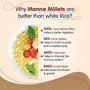 Manna Foxtail Millet Natural Grains 1kg (500g x 2 Packs) - (Kaon / Kang / Kangni / Kakum / Navani / korralu / Korra / Thinai) | Native Low GI Millet Rice | High Protein & 100% More Fibre than Rice, 5 image