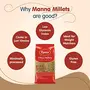 Manna Kodo Millet. Natural Grains 1.5kg (500g x 3 Packs) - (Kodra / Varagu / Arikelu / Hark / Varigu) | Native Low GI Millet Rice | High Protein & 100% More Fibre Than Rice, 4 image