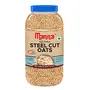 Manna Instant Oats 3Kg (1Kg x 3 Jars) - White Oats | High in Fibre and Protein, 4 image