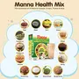 Manna Health mix | 100% Natural Multigrain Nutrition Drink for Kids | Multi Millet Health Drink Mix Powder 500g (250g x 2 Packs) | 14 Natural Ingredients | Millets Nuts Cereals & Pulses | Sathu maavu | Porridge Mix, 4 image