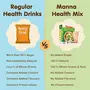 Manna Health Mix 100% Natural Breakfast Porridge Without Preservatives &Added Sugars 1Kg Pack, 4 image