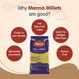 Manna Proso Millet Natural Grains 1kg (500g x 2 Packs) - (Chena / Barri / Pingu / Pani Varagu / Cheno) | Native Low GI Millet Rice | High Protein & 100% more fibre than rice, 4 image