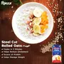 Manna Instant Oats | White Oats High in Fibre and Protein | Helps Maintain Cholesterol. Diabetic Friendly | 100% Natural | 1.5kg (500g x 3 Packs), 6 image