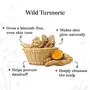 Alps Goodness Wild Turmeric Powder for Skin & Hair 150 g | 100% Natural Kasturi Haldi Powder | Face Mask for Even Toned Glowing Skin | No Chemicals  No , 3 image