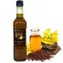 Herbsense Wood Pressed Mustard Oil Sarso Ka tel- Unrefined & Unfiltered -Chemical Free Kachi Ghani / Marachekku Oil Pure Healthy Cooking Oil Hair Oil 1L, 2 image