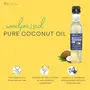 Herbsense Wood Pressed Pure Coconut Oil - Ideal For Hair Skin & Care Body Massage Oil Oil Pulling Freshly Made & Unrefined 500ML, 3 image