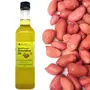 Herbsense Wood Pressed Groundnut Cooking Oil Peanut Oil Mungfali ka tel | Unrefined & Unfiltered | Freshly Made | Kachi Ghani Cooking Oil | Zero added Chemicals - 1L Pack of 2, 3 image