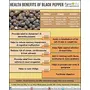 Organic 100% Black Pepper (Whole) / Sabut Kali Mirch (200 g), 6 image