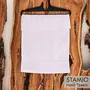 STAMIO Cotton Hand Towel Soft 425 GSM 13 X 21 Inches (Set of 2 White) | Quick Dry Small Size Travel Friendly, 5 image