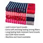 STAMIO Cotton 450 GSM Hand Towels Sports Gym & Workout (Set of 4 Multicolor) 40 X 60 cm | Soft Absorbent Quick Dry Full Size Large, 3 image