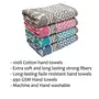 STAMIO Cotton 490 GSM Hand Towel Set Sports Gym & Workout (Set of 4 Multicolor) 40 X 60 cm | Soft Absorbent Quick Dry Full Size Large, 3 image