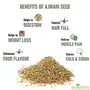 Shudh Online Premium Ajwain whole Carom Seeds - 1 Kg / 1000 grams (Vaamu whole Ajawain Ajvaain Weed Seeds Azwine Aijwain Ajvayan), 3 image