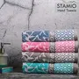 STAMIO Cotton 490 GSM Hand Towel Set Sports Gym & Workout (Set of 4 Multicolor) 40 X 60 cm | Soft Absorbent Quick Dry Full Size Large, 4 image