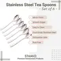 STAMIO Stainless Steel Coffee/Masala/Tea Spoons Set of 6 Silver, 2 image