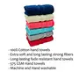 STAMIO Cotton 575 GSM Hand Towel Set (Set of 6 Multicolor) Exottica Luxury, 2 image