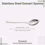 STAMIO Stainless Steel Dessert Spoon Set of 12 Silver, 3 image