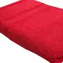 STAMIO Cotton 425 GSM Bath Towel for Men and Women | 70 X 140 cm Extra Soft & Absorbent Large Size Towels for Bathing | Red, 5 image
