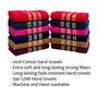STAMIO Cotton Hand Towel Soft 390 GSM 13 X 21 Inches (Set of 12 Multicolor) | Quick Dry Small Size Travel Friendly, 3 image