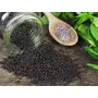 AL MASNOON SABZA Seeds| Basil Seeds( Body coolant ) 100% Natural 100 GMS (Pack of 2), 3 image