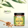 OurHerb Natural Premium California Dried Almonds 200g Pack Jar | Premium Badam Giri | High in Fiber | Real Nuts | Free, 4 image
