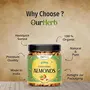OurHerb Natural Premium California Dried Almonds 200g Pack Jar | Premium Badam Giri | High in Fiber | Real Nuts | Free, 5 image