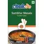 Chukde Sambhar Masala 300 Gram (100gmx3) | Coriander Cumin & Kashmiri Chili Blend for South Indian Cuisine | Aromatic & Flavorful Seasoning | No ed Color | Laboratory Tested & Hygienically Packed