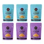 HEKA bites Roasted Jowar Puffs Assorted - Pack of 6 | Made with 80% Jowar | Healthy Snack | Sugar Free | High Protein and Fiber | Free | (30g x 6)