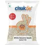 Chukde Safed Till White Seeds Whole Spices 300g Pack of 100g x 3