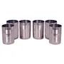 Dynore Stainless steel Set Of 6 Round Glass and 1 Delux Jug 2 Ltr, 3 image