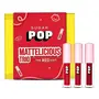 SUGAR POP Mattelicious Trio - The Red Edit | Set of 3 Red Matte Lipcolours | Non-drying Transfer-proof & Smudgeproof | Suits All Skin Tones