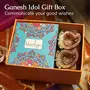 Nirmalaya Ganesh Idol Gift Box | God Idols for Gifting | Backflow Ganesha Idol | Bandhanwar/Toran | Backflow Incense Cones -10 | Set of 2 Terracotta Diyas | Best Gift Set for Wedding | Gifting Sets, 6 image
