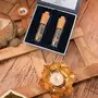 Nirmalaya Attar Gift Box with Brass T Light Holder | Diwali Gift Items | Handmade Diyas for Diwali | Unique Diwali Gifts | Diwali Gifts for Family and Friends., 5 image