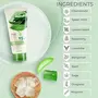 The Face Shop Non-Sticky Transparent 3 in 1 Aloe Fresh Soothing gel tube for Skin Body and Hair |s Dark Spots and Acne300ml, 4 image