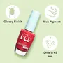SUGAR POP Nail Lacquer - 13 Red Alert & 15 Bold Pleaseâ 10 ml - Dries in 45 seconds - Quick-drying Chip-resistant Long-lasting. Glossy high shine Nail Enamel / Polish for women., 2 image