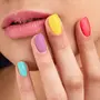 SUGAR POP Nail Lacquer - 19 Baked Bae & 27 Crystal Clearâ 10 ml - Dries in 45 seconds - Quick-drying Chip-resistant Long-lasting. Glossy high shine Nail Enamel/Polish for women., 5 image