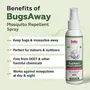 Babyorgano Natural Insect Repellent Spray For With & Lemongrass Oil Deet Free 100% Protection from Mosquitoes 6m+ (100ml) Pack 2 Safe on Skin, 2 image