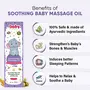 Babyorgano Organic Ayurvedic Care Set: Talc-Free Anti Bactreial Rash Prevention Powder and Bone - Muscles Strengthening Massage Oil for , 2 image