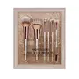Swiss Beauty Premium Synthetic Bristle Professional Face And Eye Makeup Brushes Set With 6 Makeup Brushes | For Cream Liquid And Powder Formulation|