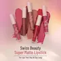 Swiss Beauty Super Matte Lipstick | Waterproof | Long Stay | Matte Finish | Highly Pigmented | Shade - First Date 3.5ml, 4 image