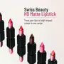Swiss Beauty Hd Matte Pigmented Smudge Proof Lipstick | Creamy Matte Long Stay Lipstick | Brandy Harrington 3.5G|, 3 image